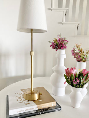 mini brass buffet cordless table lamp adjustable