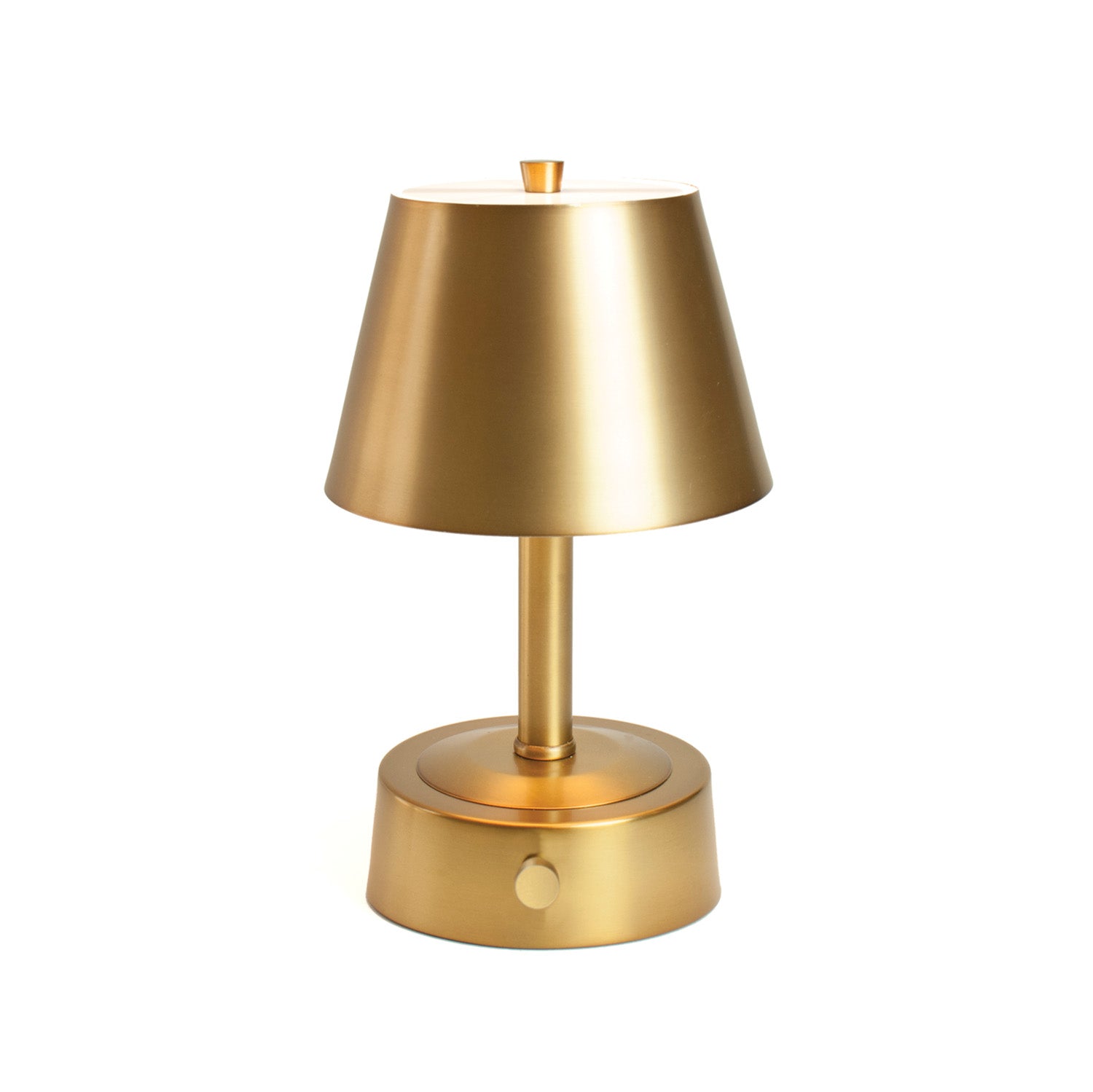 mini brass cordless lamp by modern lantern