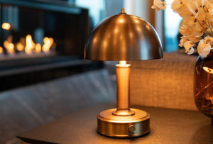 Mini Tito battery operated table lamp goes anywhere