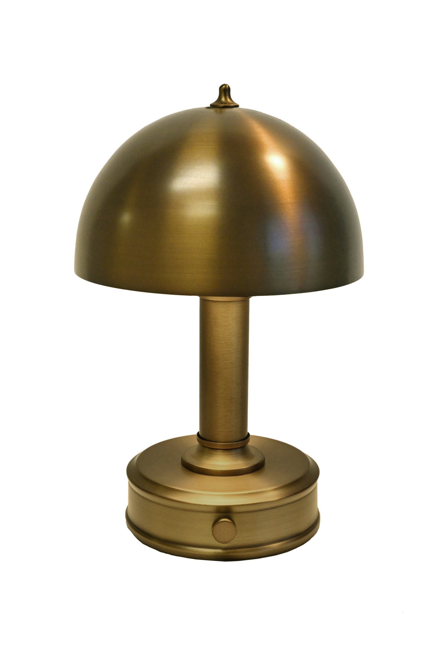 Tito mini cordless lamp in vintage brass finish