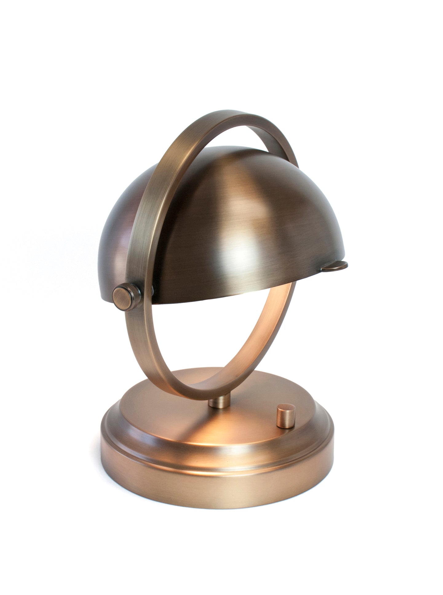 Electric Lantern Table Lamp ANTIQUED COPPER-BRONZE
