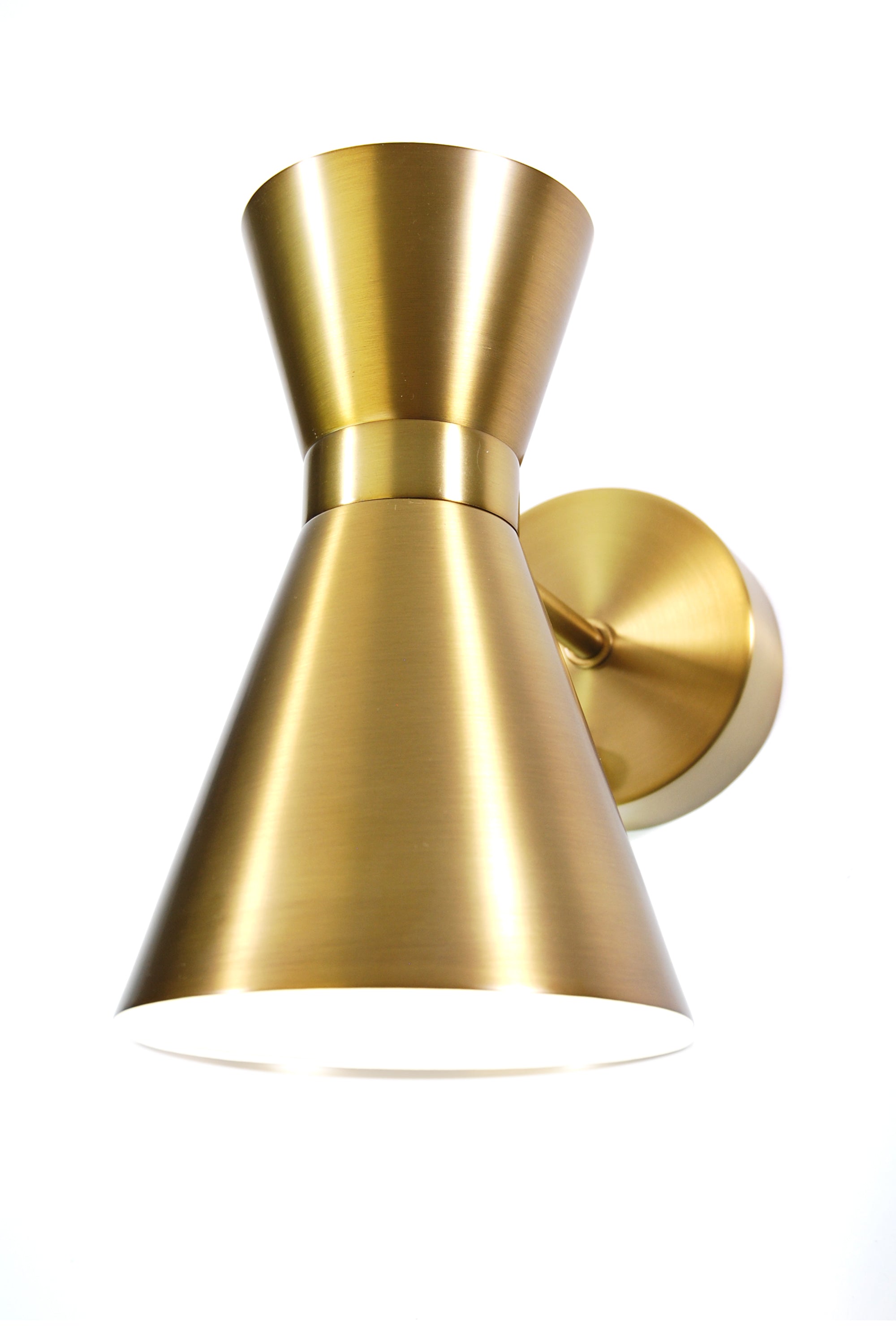 Modern Lantern Mini Metal Cordless Lamp on Antique Brass