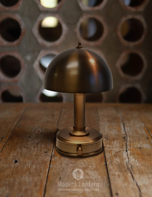 Mini Tito Cordless Lamp - Dark Antique Brass