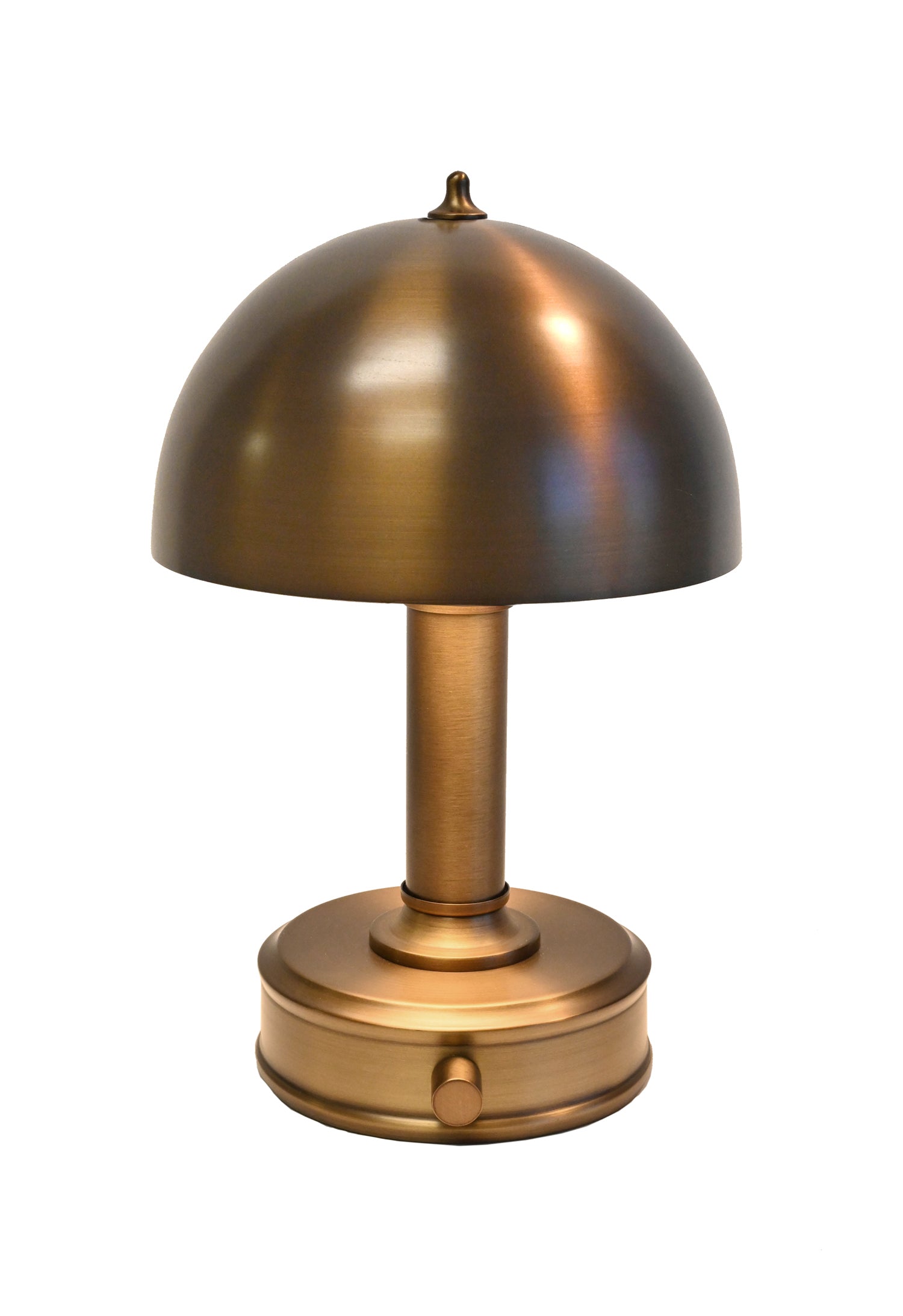 Vintage Industrial brass small table lamp